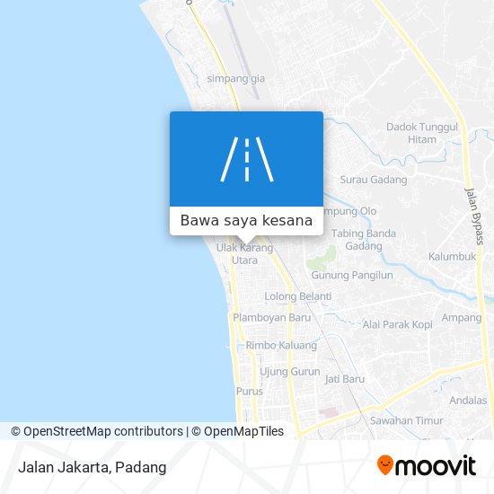 Peta Jalan Jakarta