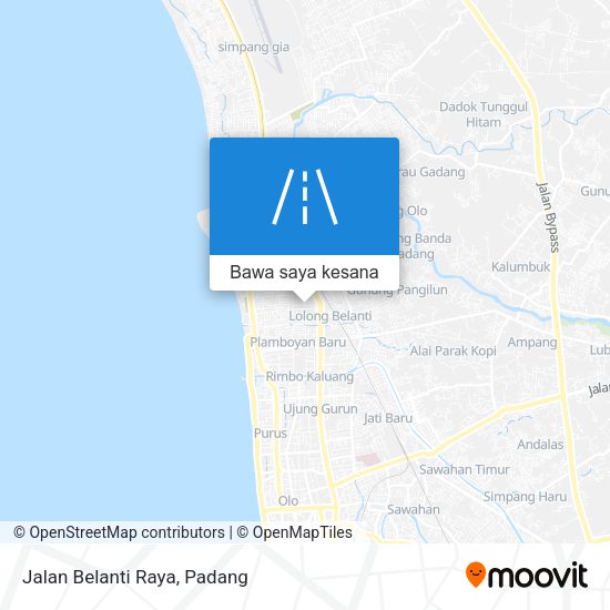 Peta Jalan Belanti Raya