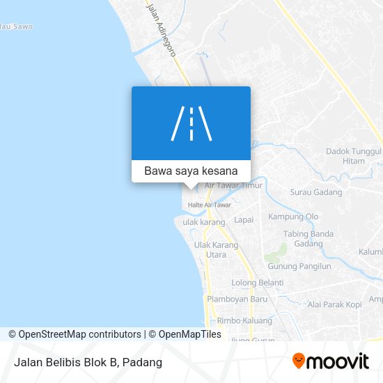 Peta Jalan Belibis Blok B