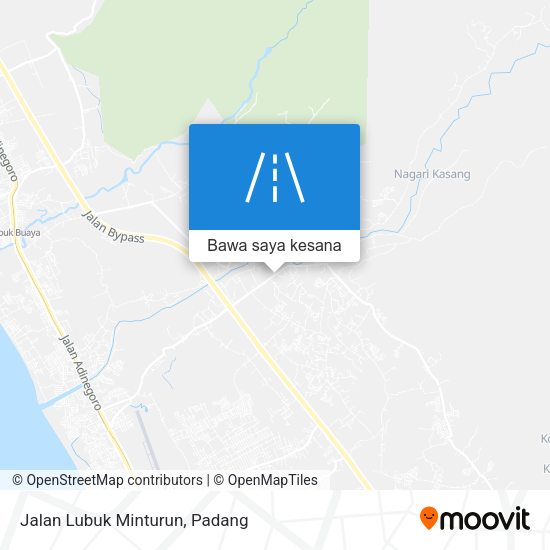 Peta Jalan Lubuk Minturun