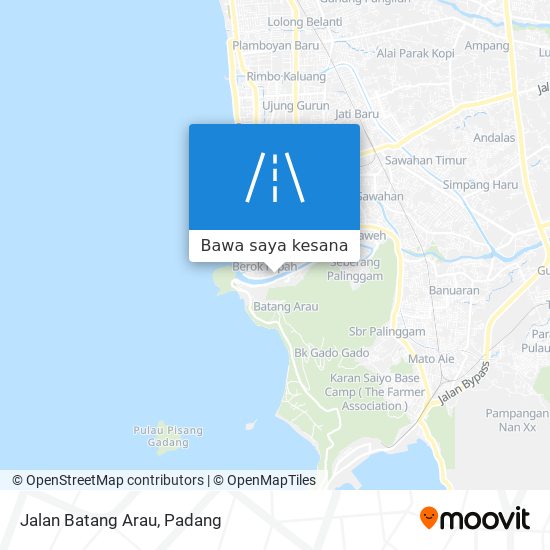 Peta Jalan Batang Arau