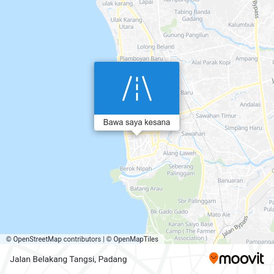 Peta Jalan Belakang Tangsi