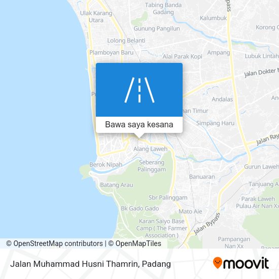 Peta Jalan Muhammad Husni Thamrin