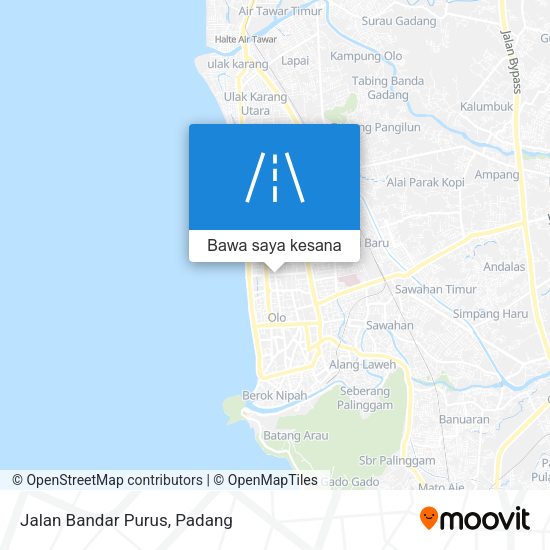 Peta Jalan Bandar Purus