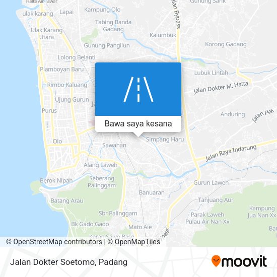 Peta Jalan Dokter Soetomo