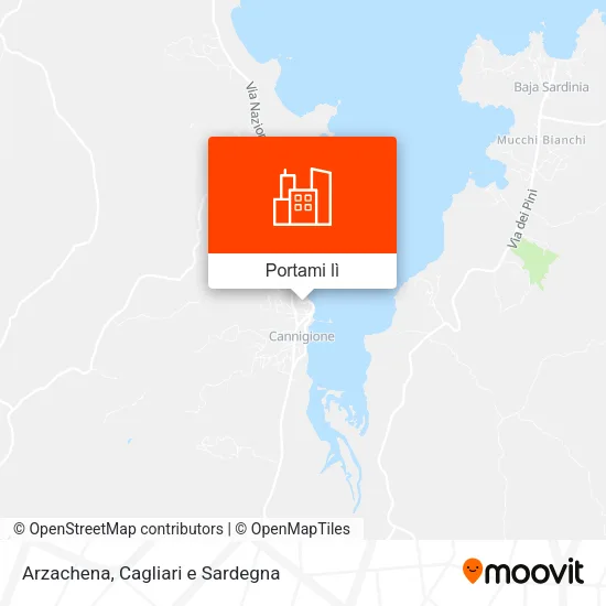 Mappa Arzachena