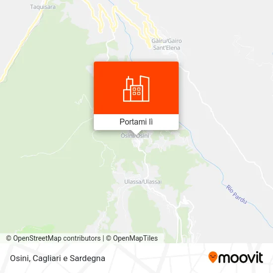 Mappa Osini
