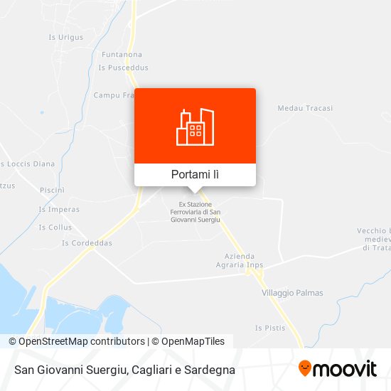 Mappa San Giovanni Suergiu