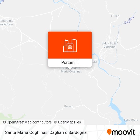 Mappa Santa Maria Coghinas