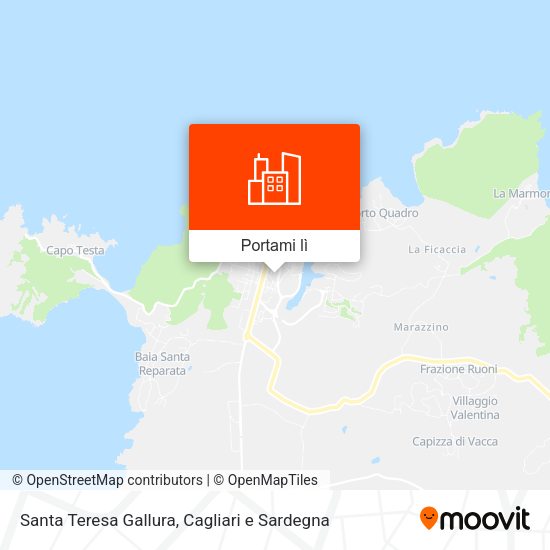 Mappa Santa Teresa Gallura