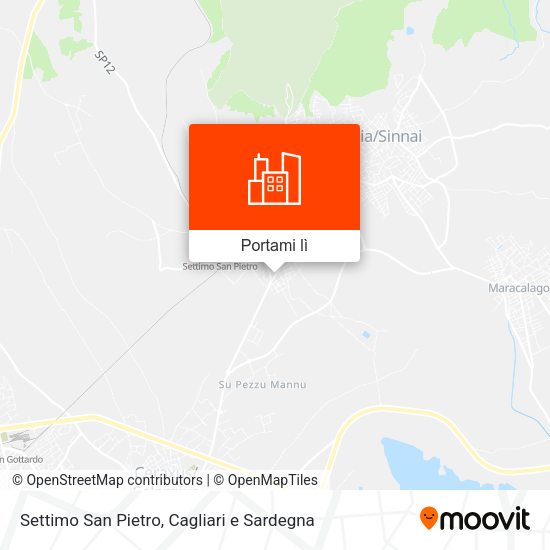Mappa Settimo San Pietro