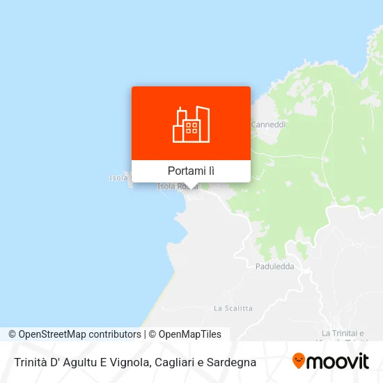 Mappa Trinità D' Agultu E Vignola