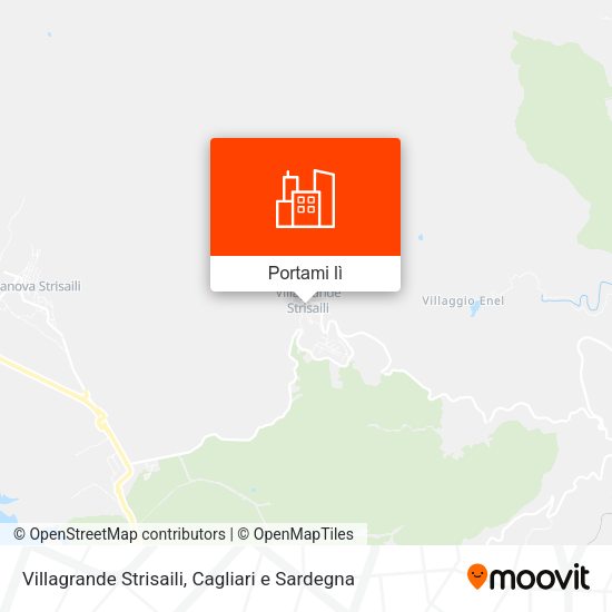 Mappa Villagrande Strisaili