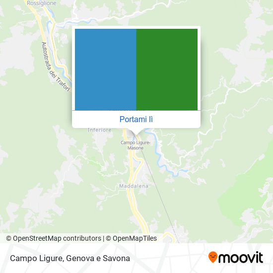 Mappa Campo Ligure