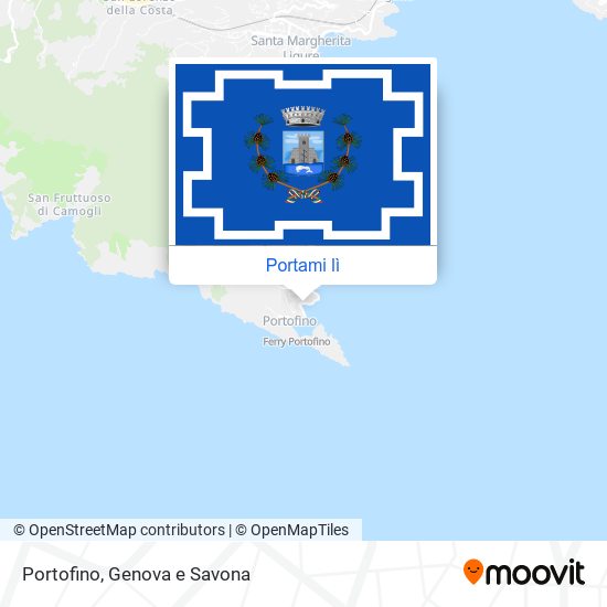Mappa Portofino