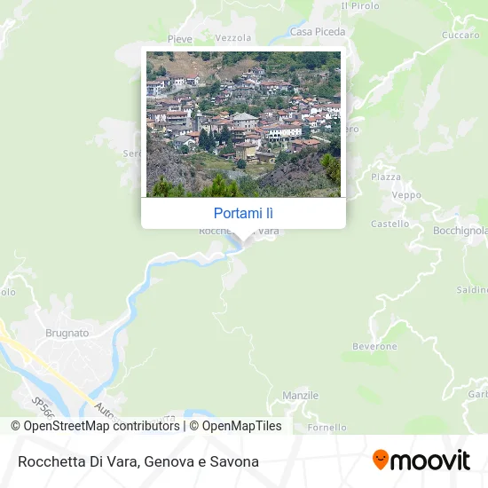 Mappa Rocchetta Di Vara