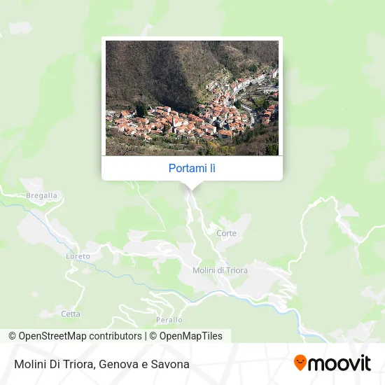 Mappa Molini Di Triora