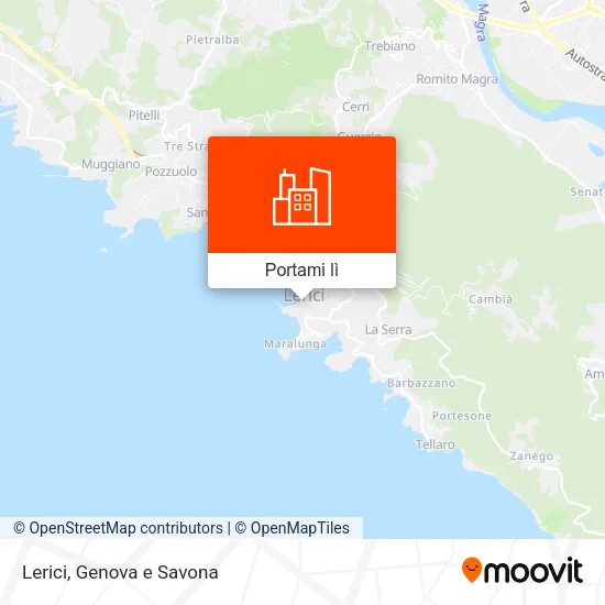 Mappa Lerici