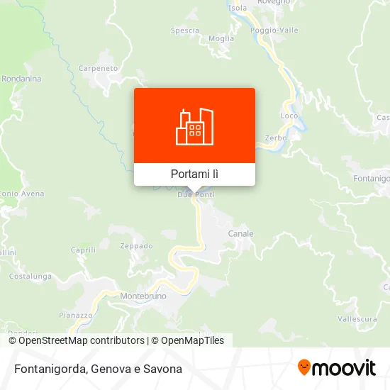 Mappa Fontanigorda