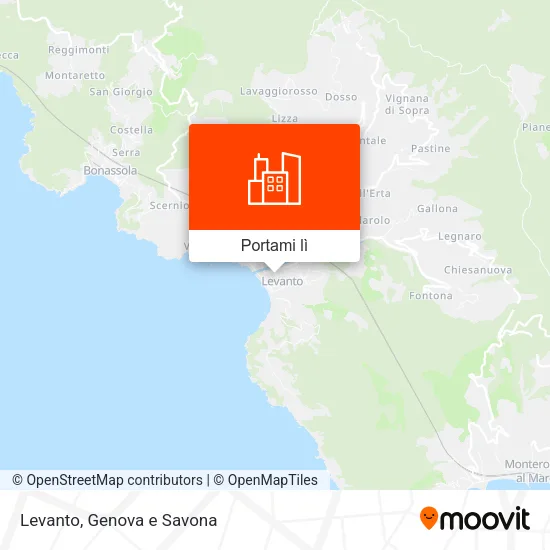 Mappa Levanto