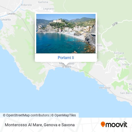 Mappa Monterosso Al Mare