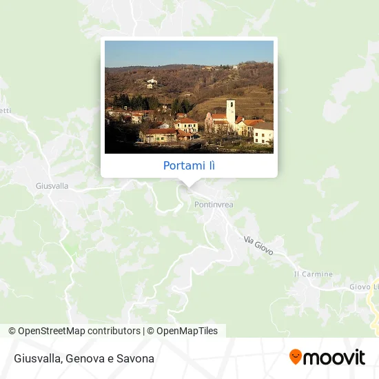 Mappa Giusvalla