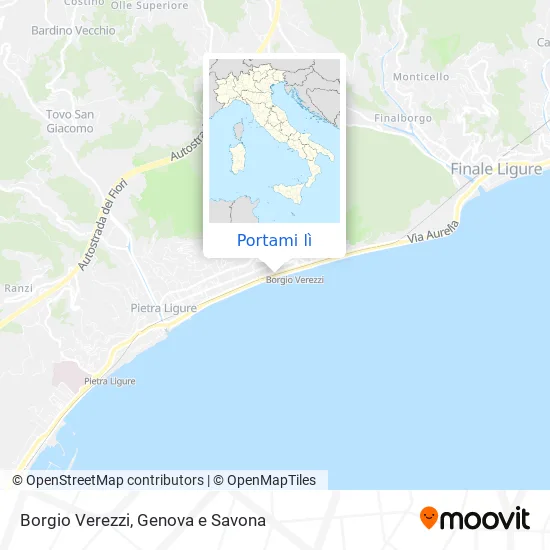 Mappa Borgio Verezzi