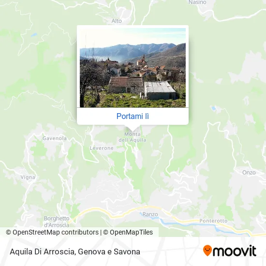 Mappa Aquila Di Arroscia