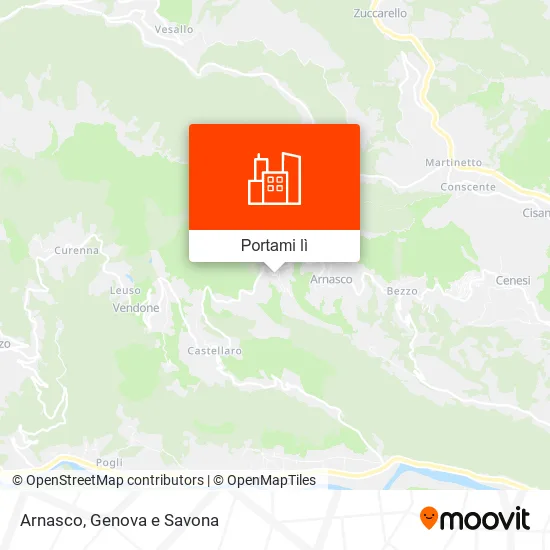 Mappa Arnasco