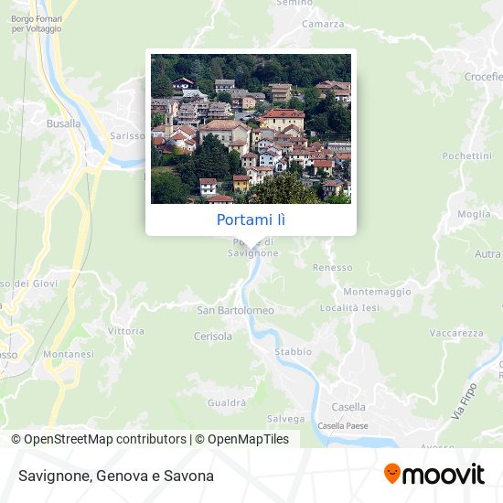 Mappa Savignone