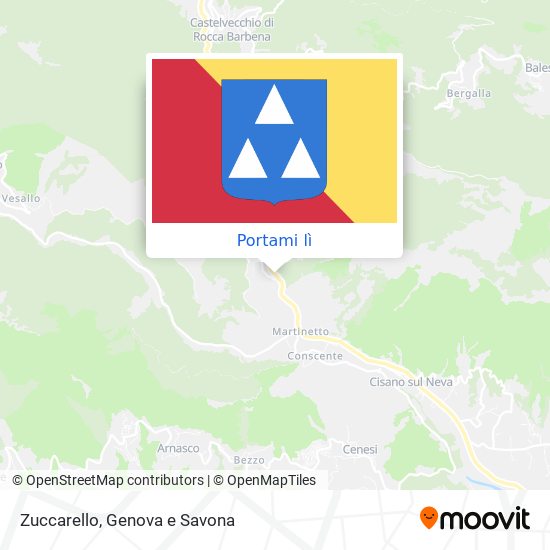 Mappa Zuccarello