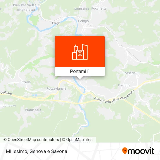 Mappa Millesimo