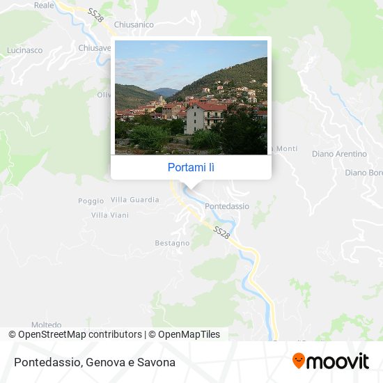 Mappa Pontedassio