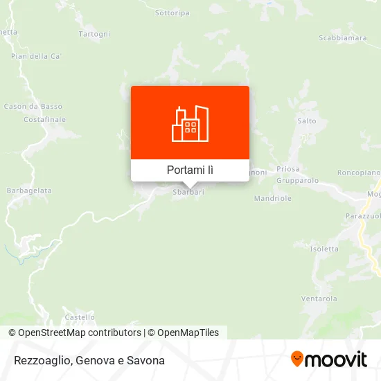 Mappa Rezzoaglio