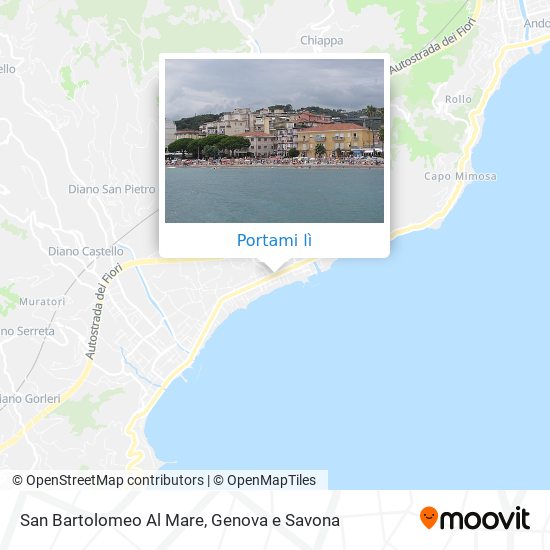 Mappa San Bartolomeo Al Mare
