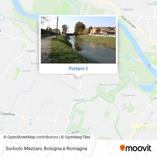 Mappa Sorbolo Mezzani