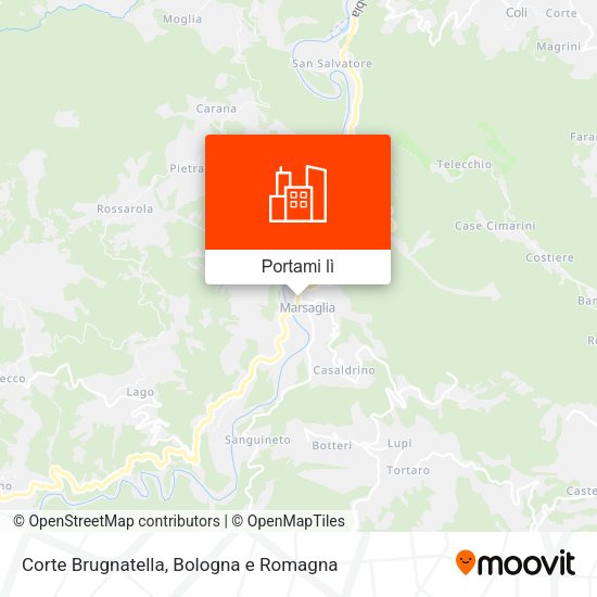 Mappa Corte Brugnatella