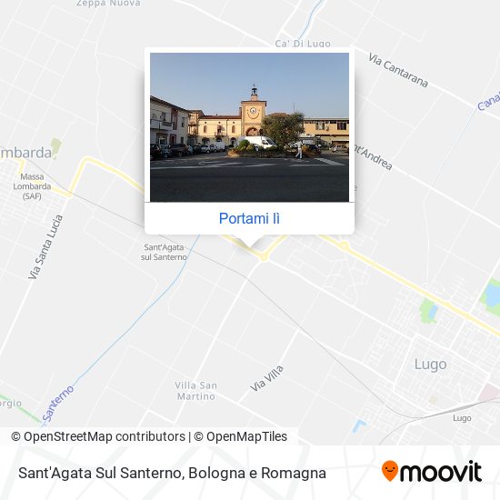 Mappa Sant'Agata Sul Santerno