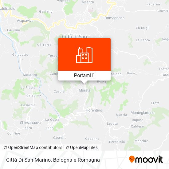 Mappa Città Di San Marino