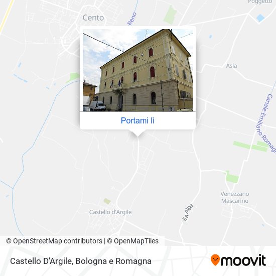 Mappa Castello D'Argile