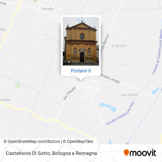Mappa Castelnovo Di Sotto
