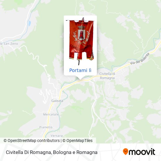 Mappa Civitella Di Romagna
