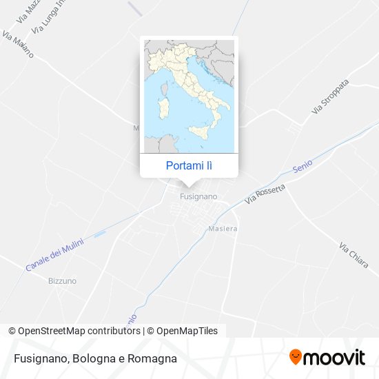 Mappa Fusignano