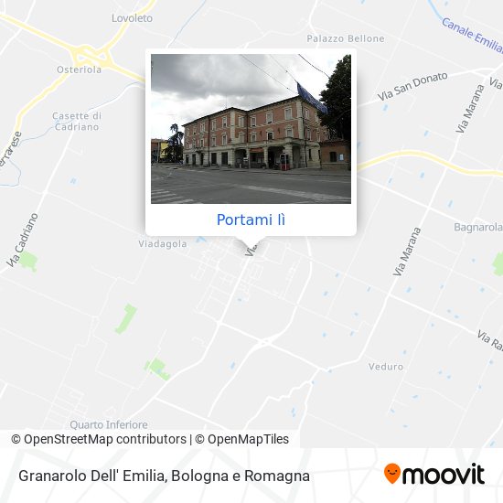 Mappa Granarolo Dell' Emilia