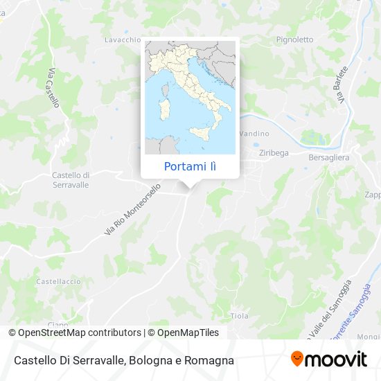 Mappa Castello Di Serravalle