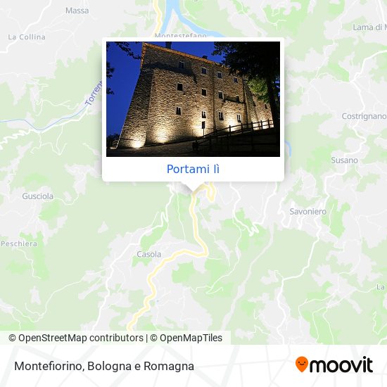 Mappa Montefiorino