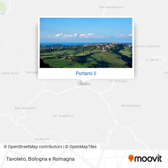 Mappa Tavoleto