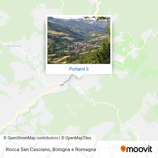 Mappa Rocca San Casciano