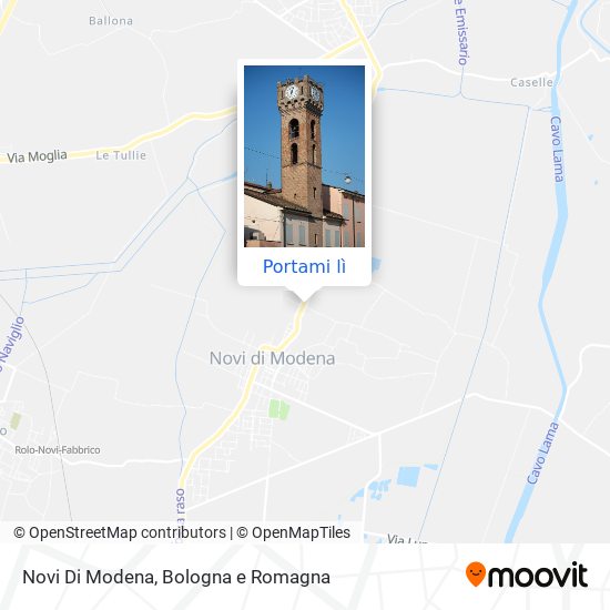 Mappa Novi Di Modena