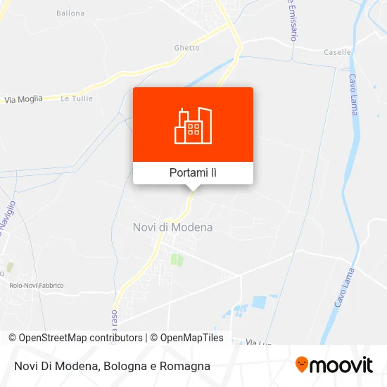 Mappa Novi Di Modena